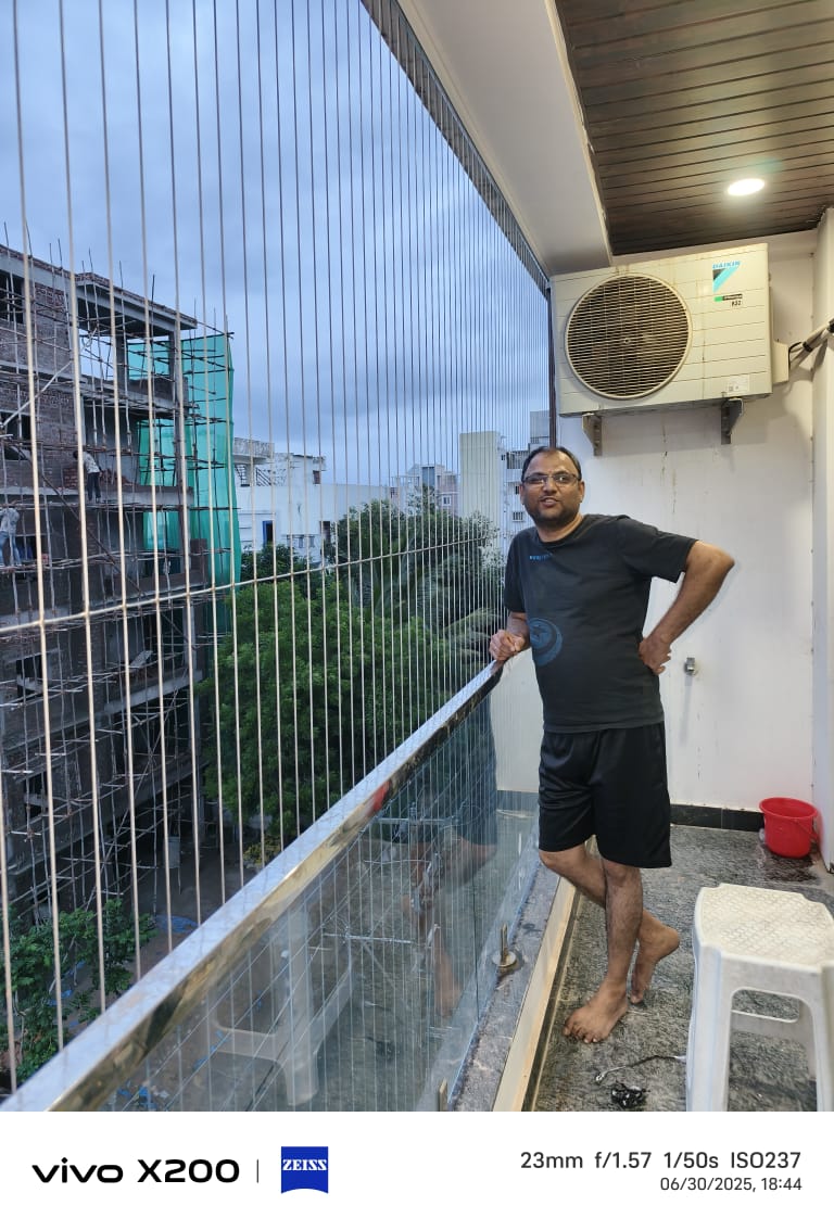 Invisible Grills installation in Hyderabad